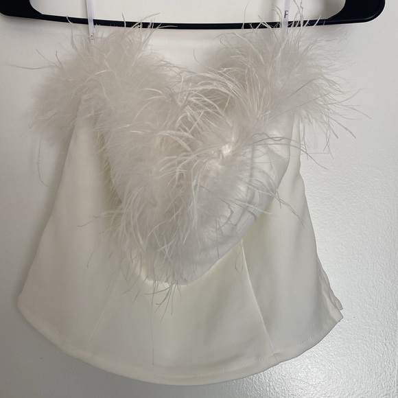 COPY - LULUS feather top NWT - Picture 5 of 5